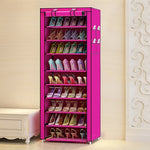 Actionclub 7 Layers 10 Layers Shoes Storage Cabinet DIY Assembly Shoe Shelf Dustproof Moistureproof Large Capacity Shoe Rack