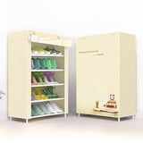 Multi Layers Shoe Rack Nonwoven Fabric Home Shoes Storage Organizer Easy to Install Shoe Cabinet Stand Holders Space Saver