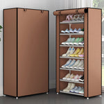 Multi Layers Shoe Rack Nonwoven Fabric Home Shoes Storage Organizer Easy to Install Shoe Cabinet Stand Holders Space Saver