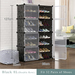 Simple Multilayer Modular Shoe Cabinet Easy Assembly Boots Shoes Storage Organizer Home Space Saving Closet Plastic Shoe Rack