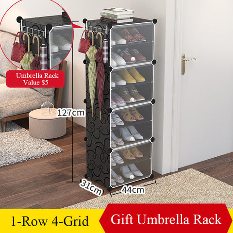 Shoe Rack, Dustproof Shoe Cabinet, Multi-layer Simple Shoes