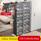 Multilayer Plastic Shoe Cabinet Dustproof Shoes Storage Organizer Modular Closet for Shoes Home Space-saving Shoe Rack with Door