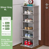 Vertical Shoe Rack Removable Shoe Organizer Shelf Living Room Corner Shoe Cabinet
