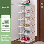 Vertical Shoe Rack Removable Shoe Organizer Shelf Living Room Corner Shoe Cabinet