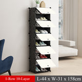 Fashoin Modular Shoe Cabinet Standing Dustproof Storage Closet Organizer Detachable Home Organizer Holder Shoe Rack with Door