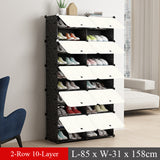 Fashoin Modular Shoe Cabinet Standing Dustproof Storage Closet Organizer Detachable Home Organizer Holder Shoe Rack with Door