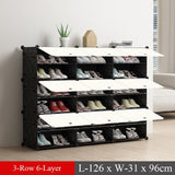 Fashoin Modular Shoe Cabinet Standing Dustproof Storage Closet Organizer Detachable Home Organizer Holder Shoe Rack with Door