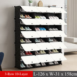 Fashoin Modular Shoe Cabinet Standing Dustproof Storage Closet Organizer Detachable Home Organizer Holder Shoe Rack with Door