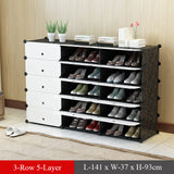 Plastic Modular Shoe Cabinet Shoes Rack Hallway Bedroom Shoe Rack Organizer Holder Assemble Footwear Shoes Shelf DIY Storage