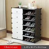 Plastic Modular Shoe Cabinet Shoes Rack Hallway Bedroom Shoe Rack Organizer Holder Assemble Footwear Shoes Shelf DIY Storage