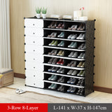 Plastic Modular Shoe Cabinet Shoes Rack Hallway Bedroom Shoe Rack Organizer Holder Assemble Footwear Shoes Shelf DIY Storage